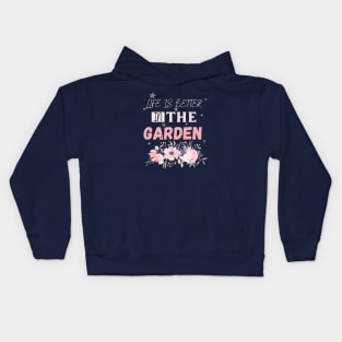 Flowers lover design gift for her who love floral design Kids Hoodie